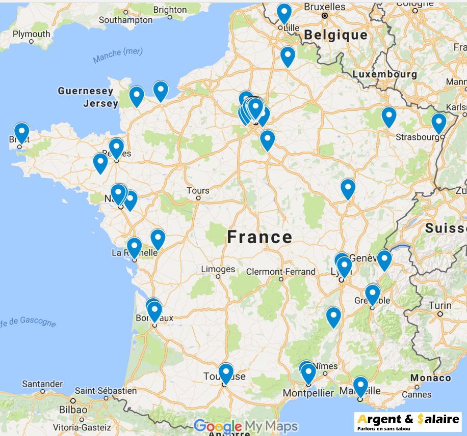 Carte Crowdfunding immobilier