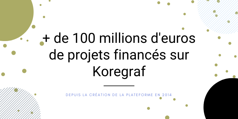 + de 100 millions d'euros collectés sur Koregraf